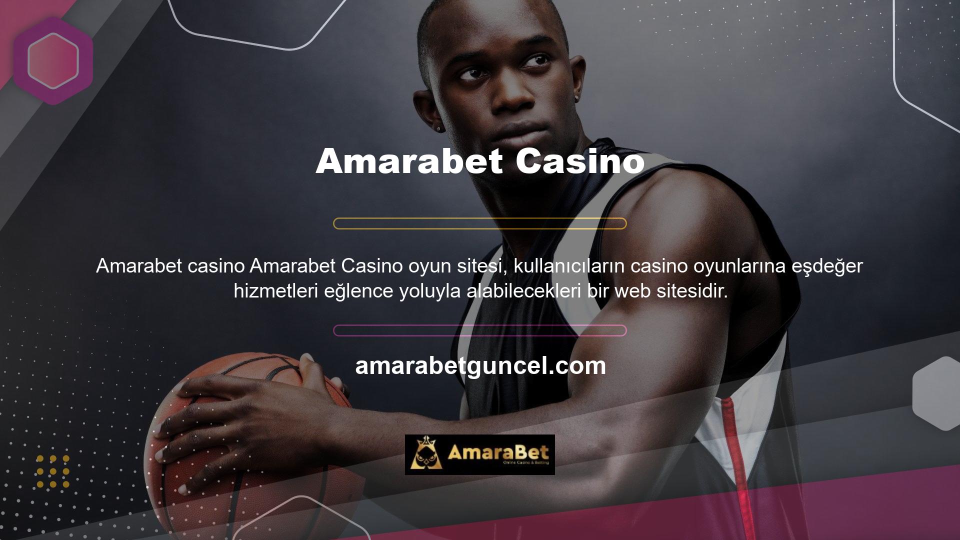 Amarabet yüzlerce farklı PC blackjack oyun seçeneği ve casino kategorisi sunmaktadır